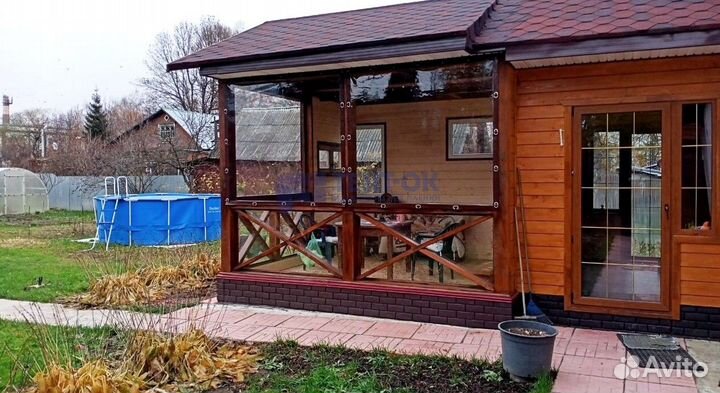 Мягкие окна для террас