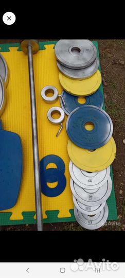 Штанга,гриф,блины