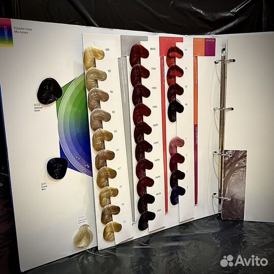 Палитры matrix schwatz estel