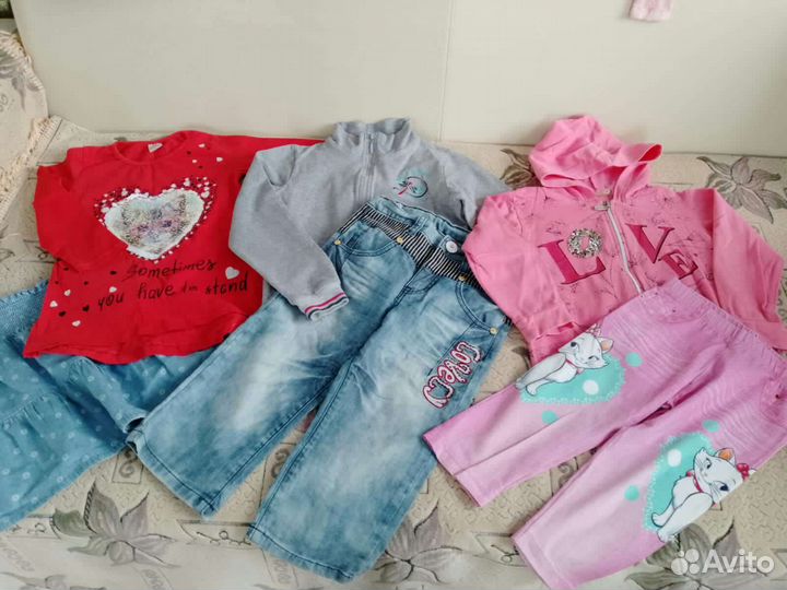 Много одежды на девочку 5-7лет