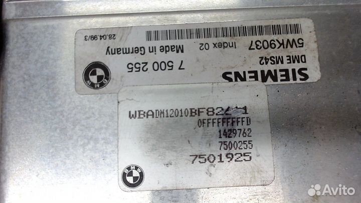 Блок управления двигателем BMW 5 E39, 1999