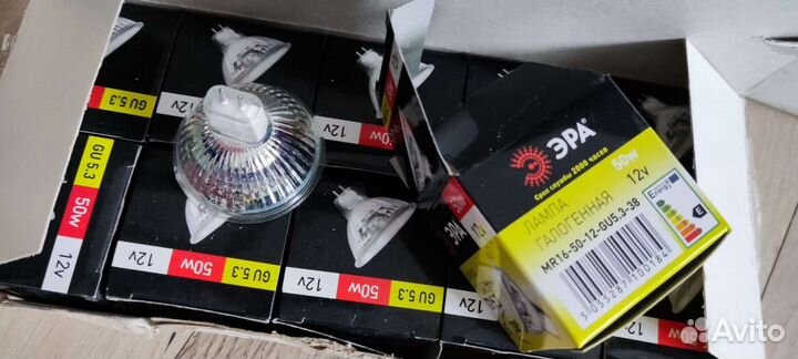 Лампа галогенная GU5.3-MR16-50W-12V-CL GU5.3