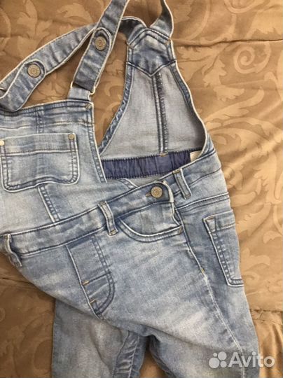 Джинсовый комбинезон hm 80