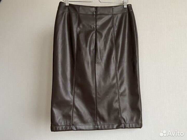 Юбка кожаная / юбка винная / юбка тренд