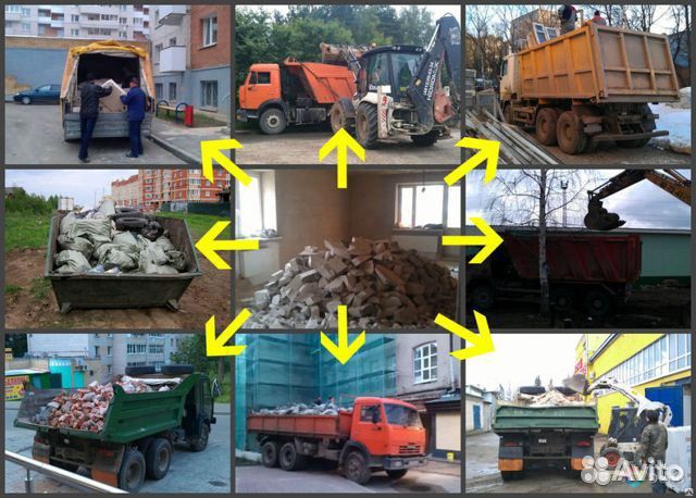 Вывоз строительного мусора и бытового мусор