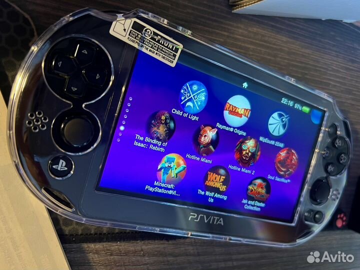 Sony PS Vita Slim Black 128gb 7500 игр (комплект)