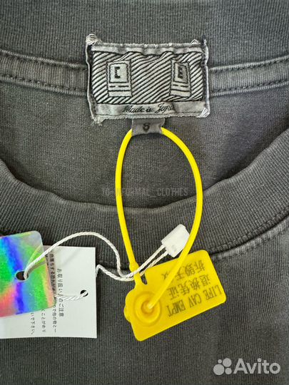 Футболка Cavempt серая погружная оверсайз