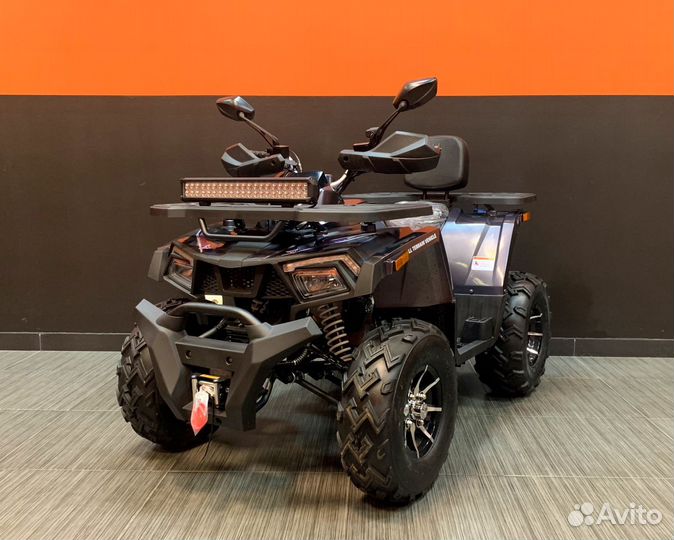 Квадроцикл MotoLand wild track X PRO 200 (серый)