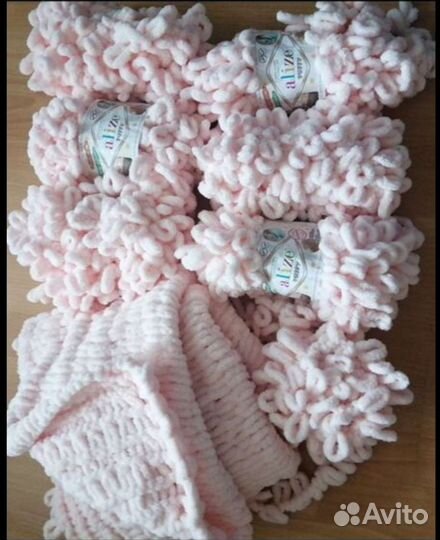 Толстая пряжа для пледа 1000 г