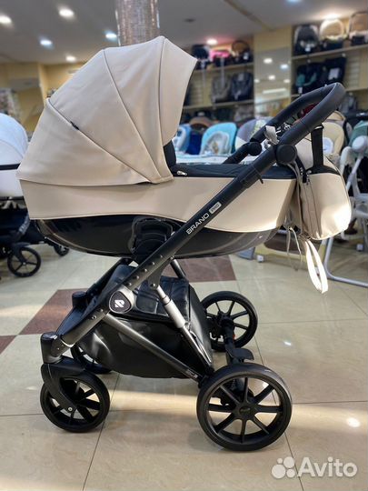 Коляска brano PRO (2 в 1) (Riko) 05 Sand (бежевый)