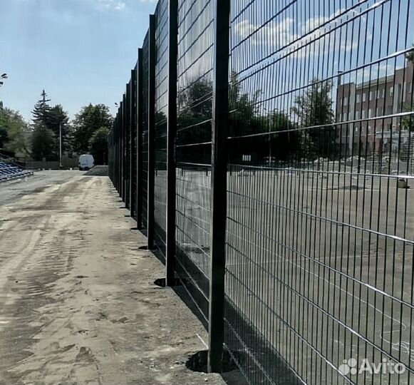 Сетка для забора 3d