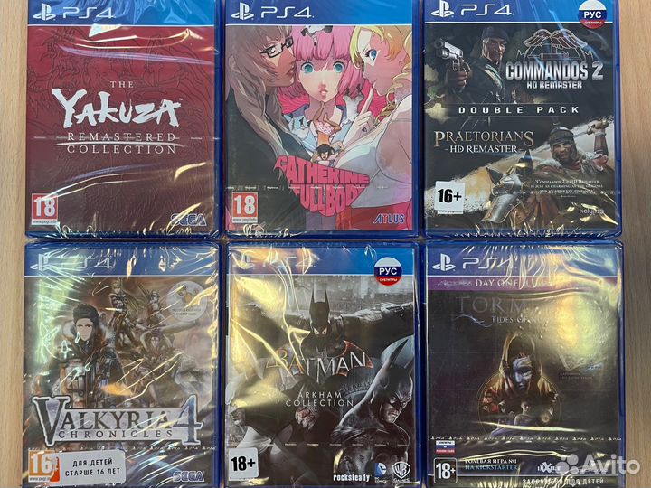 Игры для PS4/PS5 новые в пленке обновляется