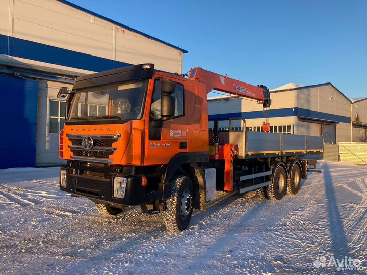 IVECO-Hongyan CQ3266HV35D с КМУ, 2024