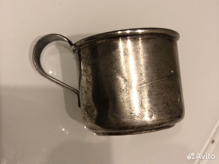 Кружка серебро 925 проба