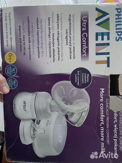 Молокоотсос avent электрический