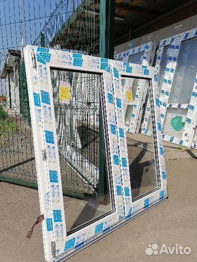 Окно пластиковое двустворчатое