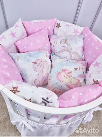 Бортики в детскую кроватку