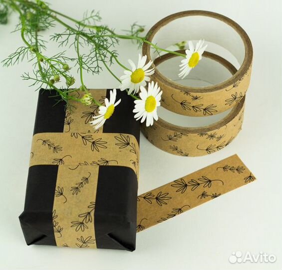 Бумажная клейкая лента «Лаванда»