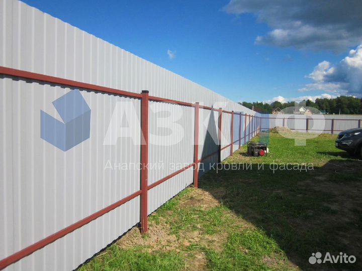 Профнастил/профлист для забора от производителя