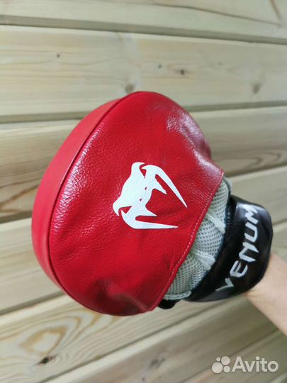 Боксерские лапы кожа (пара)