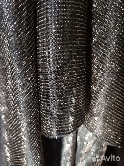 Отрез ткани с люрексом из СССР