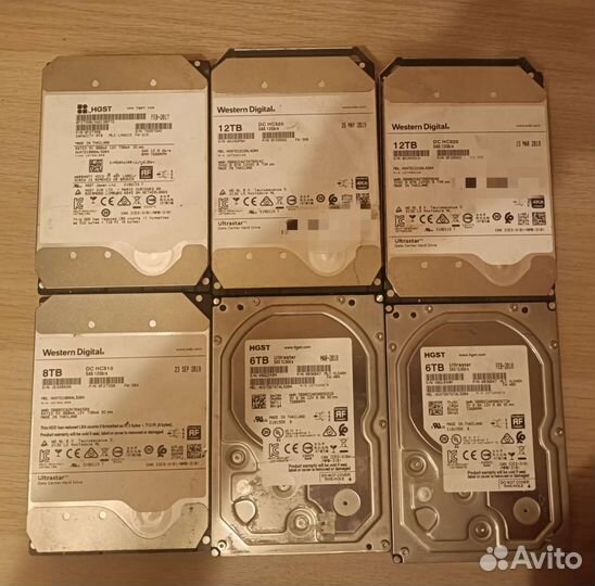 Жёсткие диски wd hgst SAS