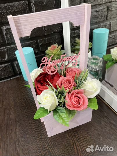 Красивый букет роз