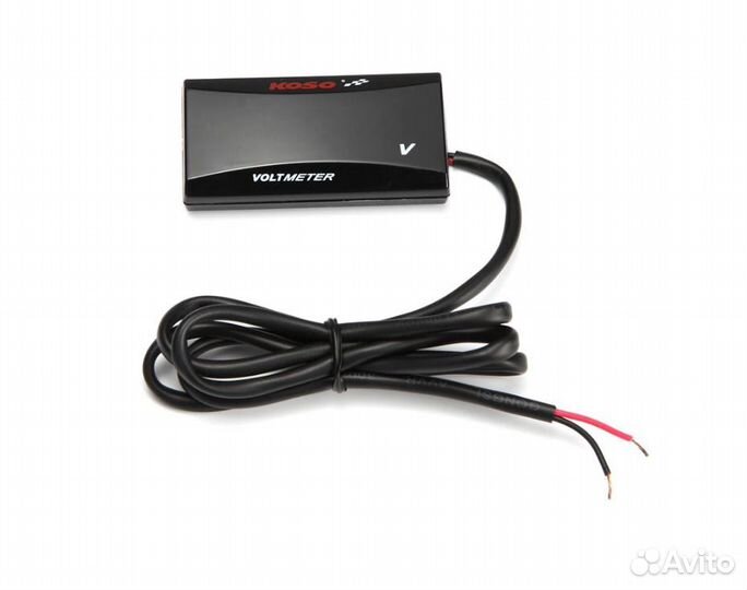 Цифровой ЖК вольтметр koso прямоугольный красный