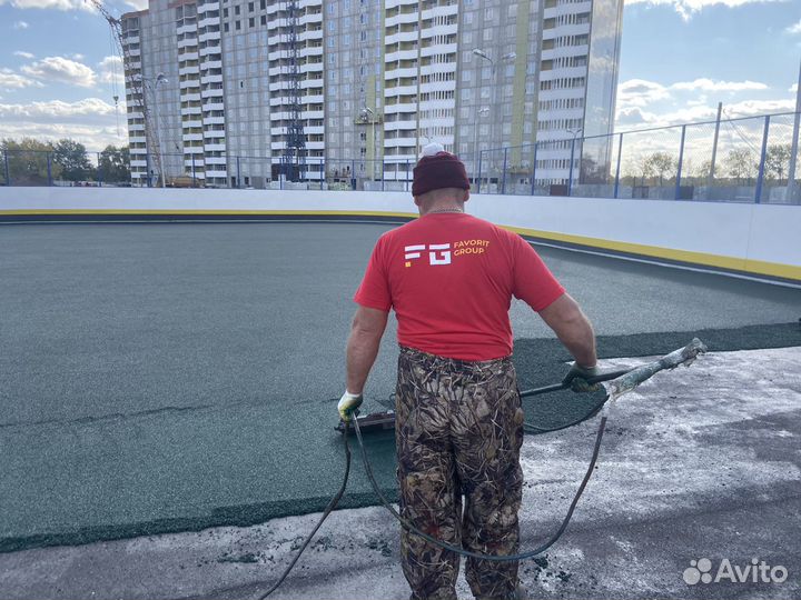 Покрытие из резиновой крошки