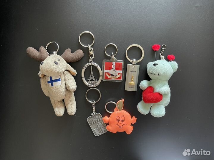 Брелок сувенир Брюгге Париж разые страны и винтаж