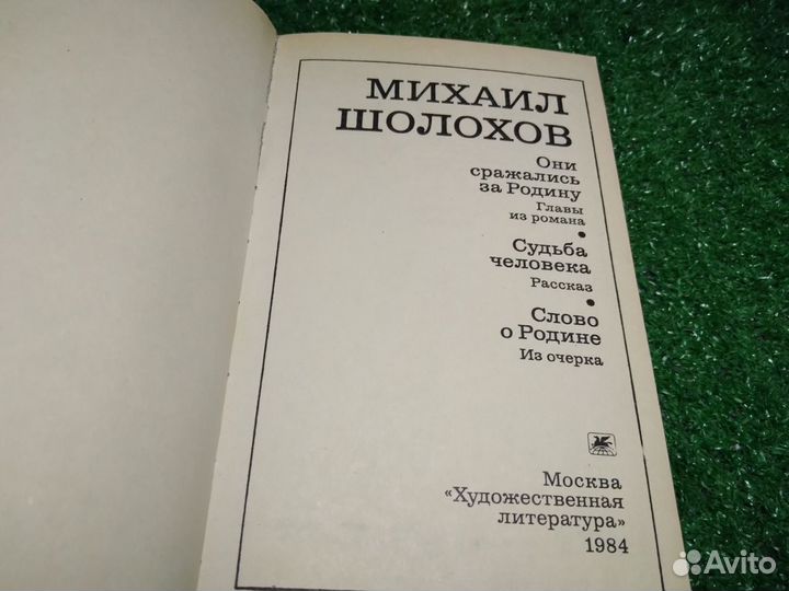 Они сражались за Родину. Судьба человека. Шолохов