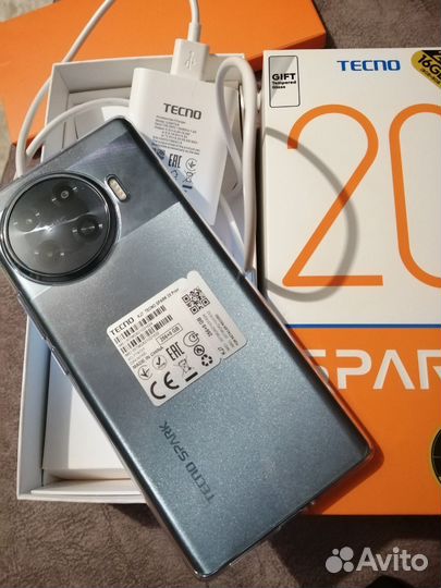 TECNO Spark 20 Pro+, 8/256 ГБ