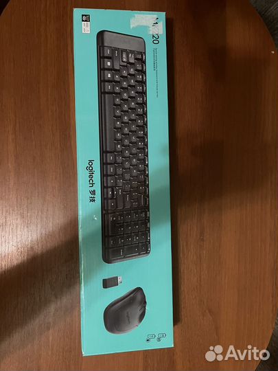 Беспроводная клавиатура и мышь logitech