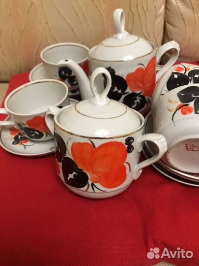 Сервиз чайный Бориславский фз 6п