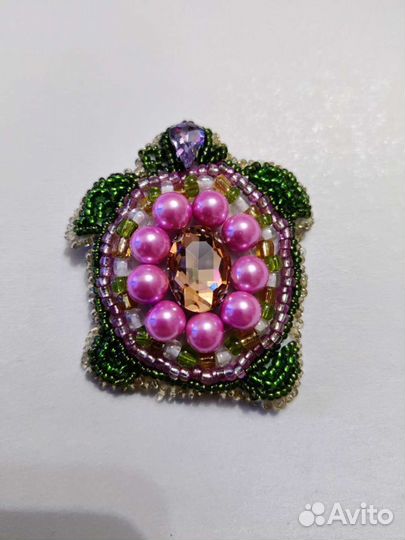 Брошь булавка (черепаха)