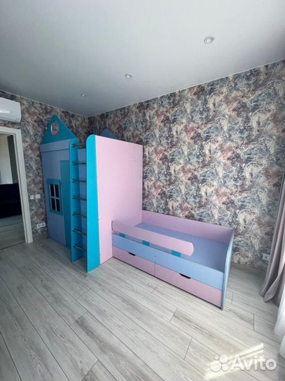 Двухярусная кровать-домик. Кровать-домик