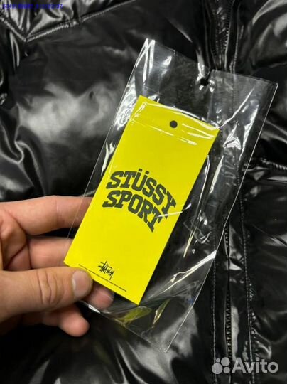 Гладкий пуховик Stussy для стильных зимних дней