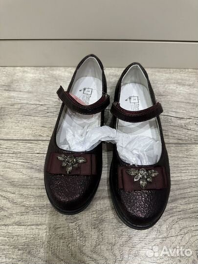 Туфли на девочку размер 34