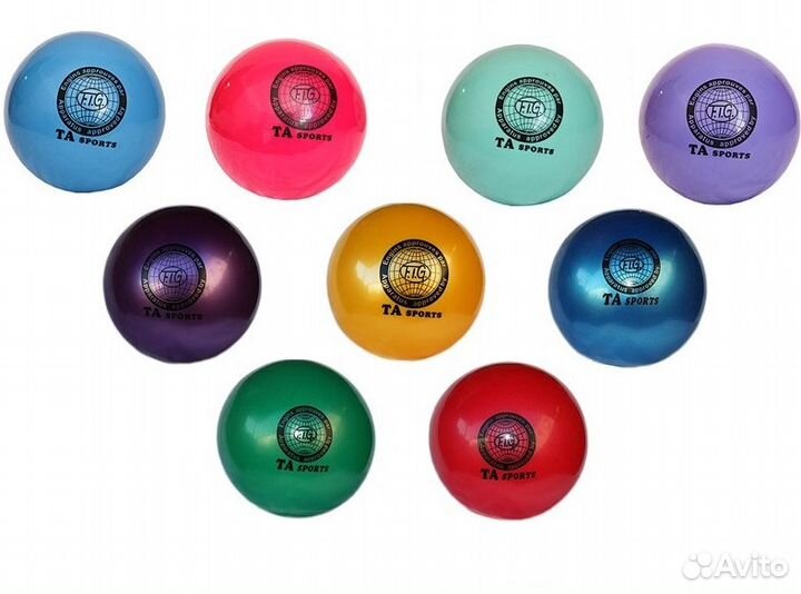 Мяч для художественной гимнастики 19 см TA Sport