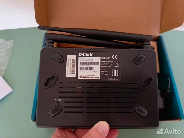 Wi-Fi роутер D-link DIR-615S