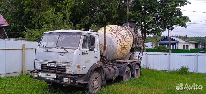 Автобетоносмеситель КамАЗ 55111, 1996