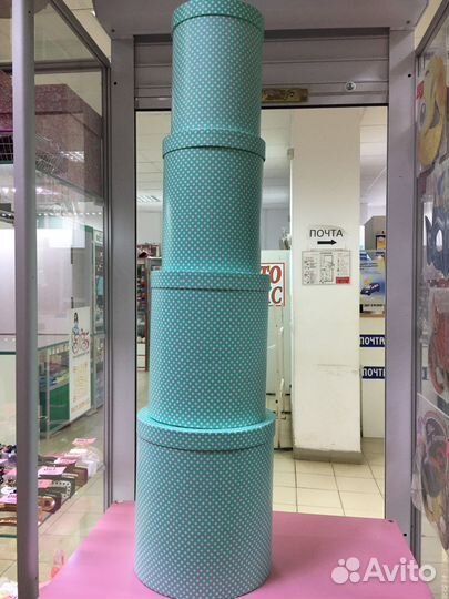 Коробка подарочная круглая