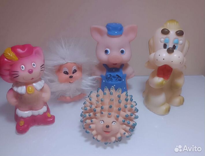 Резиновые игрушки СССР