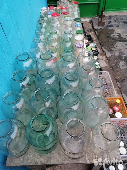 Банки стеклянные от 3 литров до 50мл