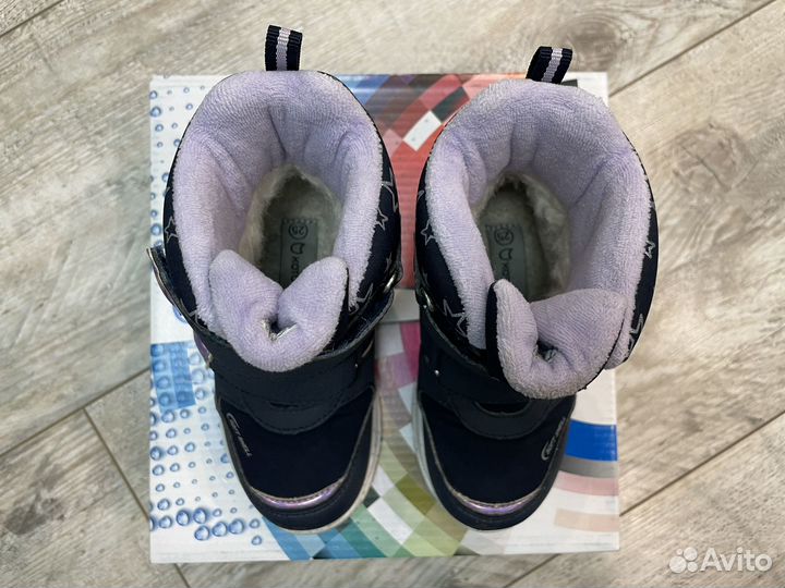 Зимние сапоги мембрана Котофей для девочки р.25