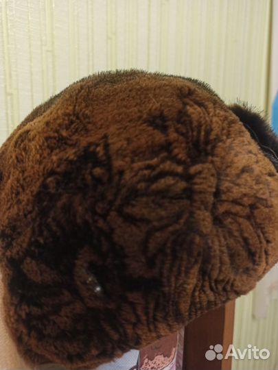 Шапка норковая женская