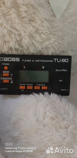 Тюнер и метроном Boss TU-80