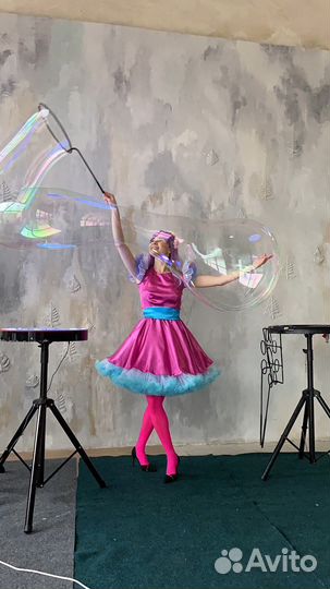 Шоу мыльных пузырей