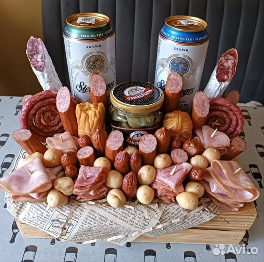 Съедобные букеты для мужчин