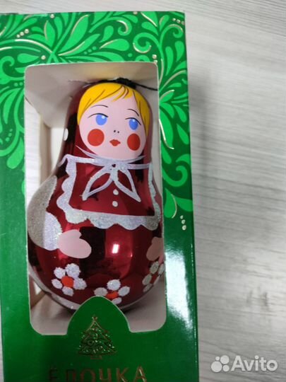 Елочная игрушка матрешки-2 шт. Елочка